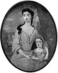 Plate V. LADY HENRIETTA HARLEY AND HER DAUGHTER MARGARET.