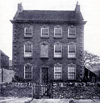Bonington's house, Arnold, in 1913.