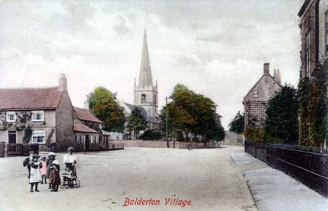 Balderton village view, c.1913.