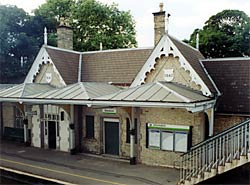 The railway station, Beeston, was built in 1847 for the Midland Railway (photo: A Nicholson, 2003).