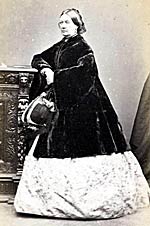 Mrs Sherwin Gregory of Bramcote Hills (died 1892) was the wife of John Sherwin-Gregory (photograph courtesy of John Gardner).