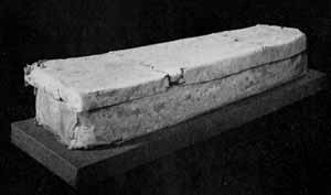 Lead Coffin found at Brough, Notts., 1941. 