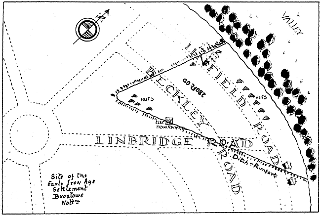 Plan of site.