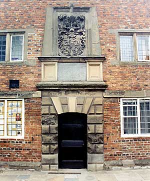 Entrance to the Old School, Bunny (photo: A. Nicholson, 2003). 