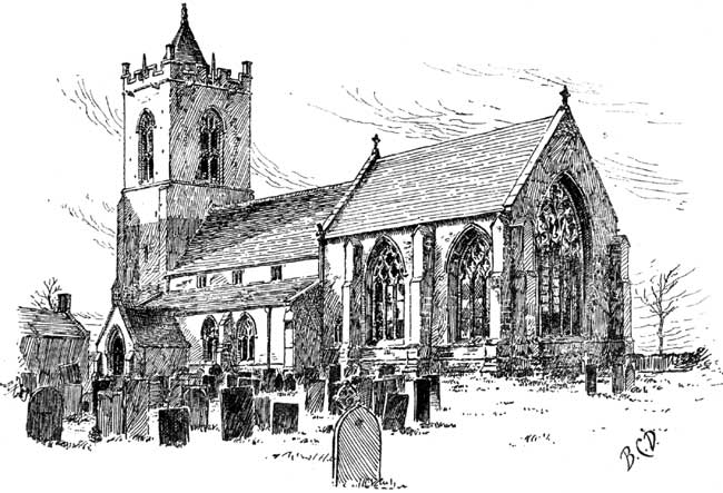 Car Colston church after restoration.