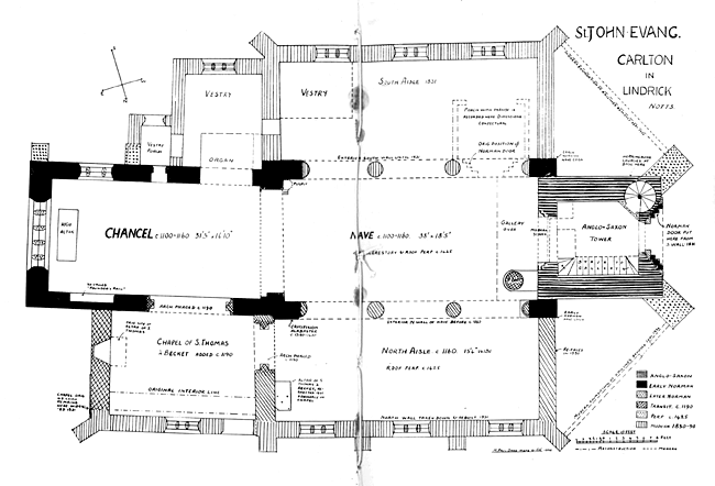 Plan of church
