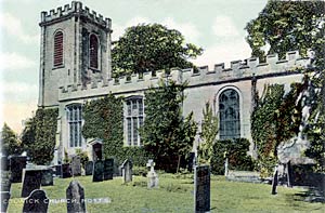 Colwick church, c.1905. 