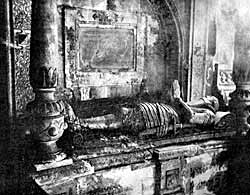 Colwick Church—Tomb on south side of chancel.
