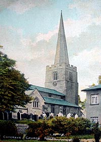 Cotgrave church, c.1905. 