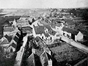 A PORTION OF DUNHAM VILLAGE Taken from the Church Tower, looking west