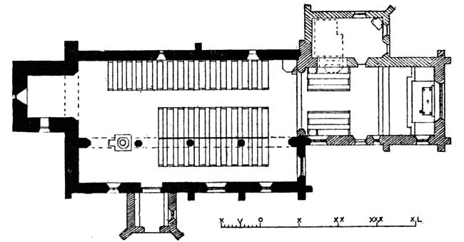 GROUND PLAN OF CHURCH.