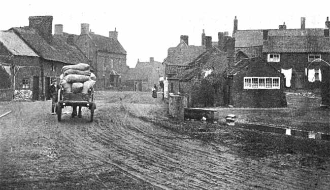 THE VILLAGE STREET, SHEWING MR. BLEY’S HOUSE.