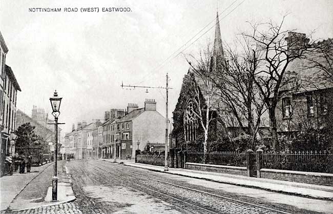 Nottingham Road (West), Eastwood c.1910.
