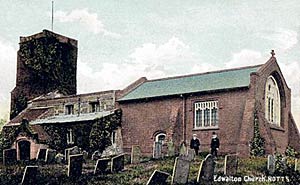 Edwalton church, c.1905.