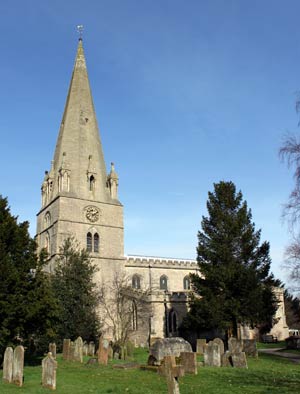 Edwinstowe church in 2010.