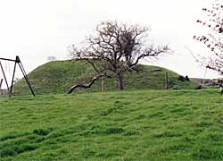 The motte and bailey castle at Egmanton