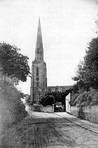 South view of Gedling Church. 