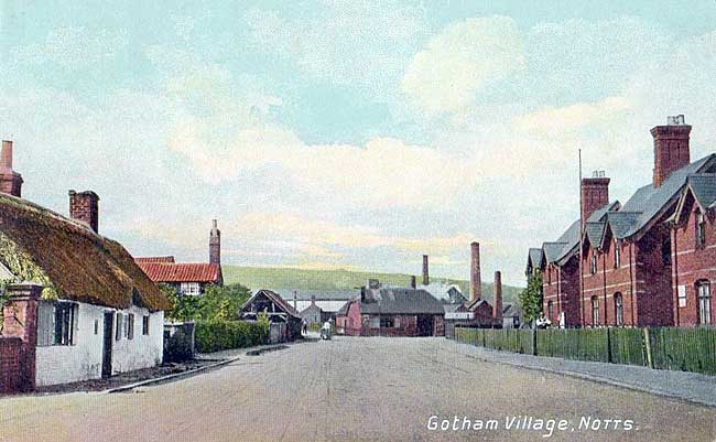 Gotham village in the early 1920s. 