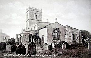 Gringley-on-the-Hill church, c.1910. 