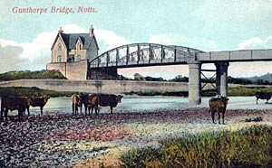 Gunthorpe Bridge, c.1910. 