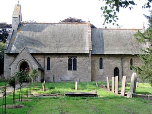 Halloughton church in 2005. 