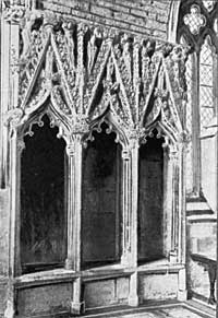 Sedilia, Hawton.