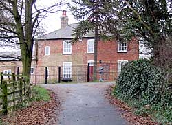 Cottages to the rear of Hempshill Hall (Photo: A Nicholson, 2004).