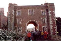 The gatehouse at Hodsock Priory