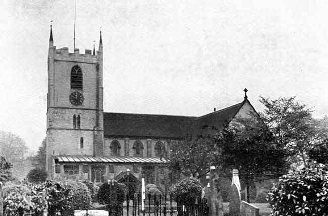 The Church of St. Mary Magdalene, Hucknall Torkard. 1938. 