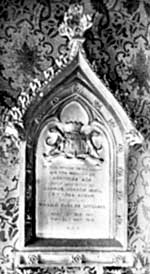The Tablet in the Chancel erected to the memory of Augusta Ada, the daughter of the Poet.