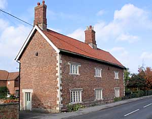 Hall Farm, Kirton, was built in the 1630s – probably by William Clarkson (photo: A Nicholson, 2006).