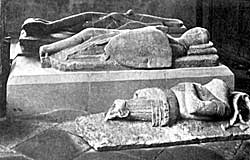 Everingham tombs in LAxton church.