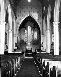 Interior of parish church. 