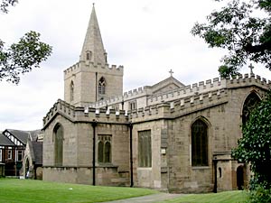 Mansfield parish church in 2004. 