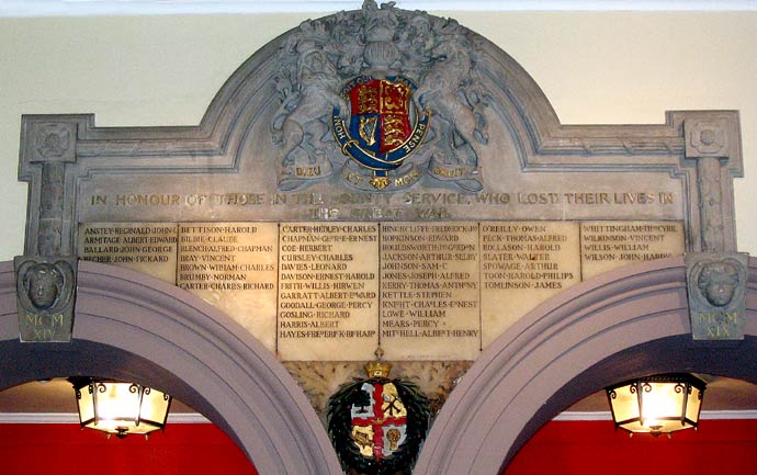 First World war monument