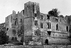 Newark Castle — the Gatehouse, North Tower and part of the River Front.