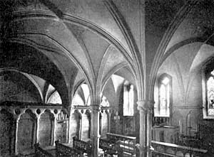 PLATE VIII. Interior of Chapter House - Newstead.