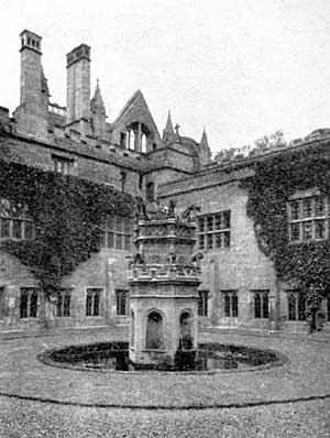 PLATE IV. Cloister Court, Newstead Priory.