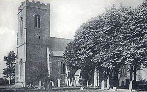 North Leverton church, c.1905. 