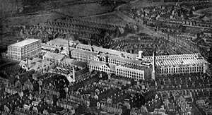 John Players factory in Radford in the early 1930s. 