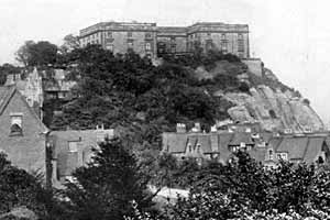 Nottingham Castle from The Park.