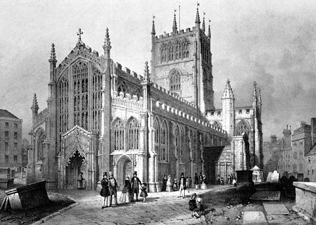 St Mary's church, c.1846.