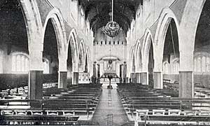 The interior of St Stephen's, Hyson Green.