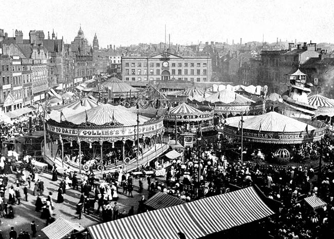 Goose Fair in 1908. 