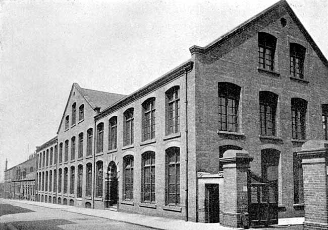 View of south side of factory, fronting to Beckenham Road. 