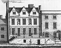 Bluecoat School, Weekday Cross, c.1740.