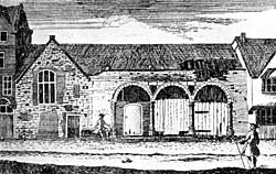 The old Shire Hall, c. 1750.