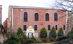 St Mary's School was originally built as a Baptist chapel in 1799 and converted into a school by the architect T C Hine in 1886. The space in front of the building is a former burial ground of St Mary's church (A Nicholson, 2004).