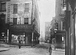 High Street in 1901 just prior to road-widening.