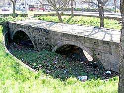 Remnants of the old Trent Bridge (A Nicholson, 2004).